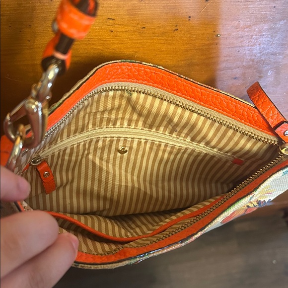 Kate Spade Orange 🍊 Multicolor Floral Crossbody Bag - Picture 3 of 5
